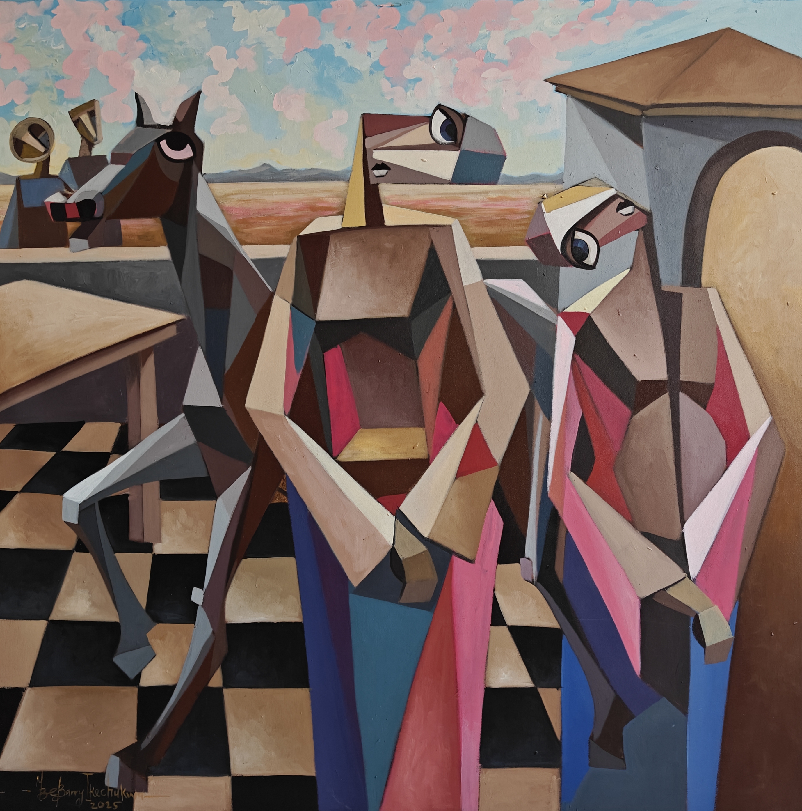 The Donkey, The Man And The Son