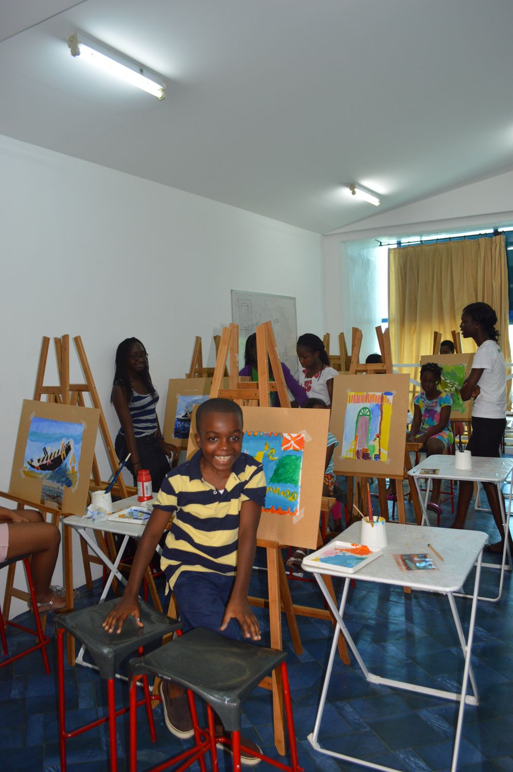 Tiga Studios art classroom