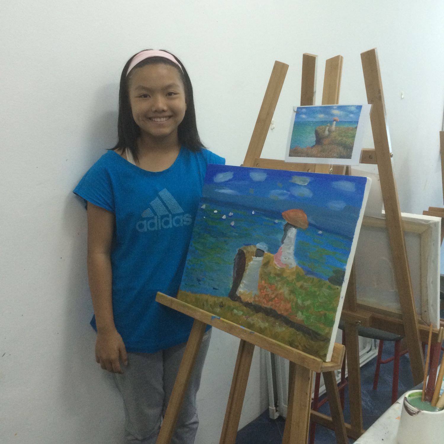 Original artwork on the gallery wall