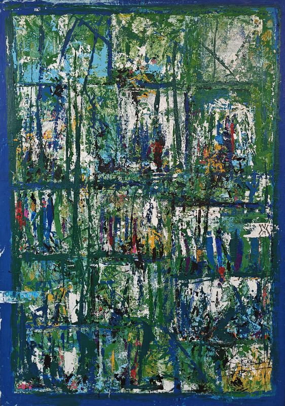 Glory Bird Ii by Gabriel Eklou, acrylic on canvas