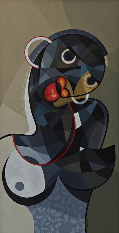Say That Again by Nicholas Kowalski, acrylic on canvas