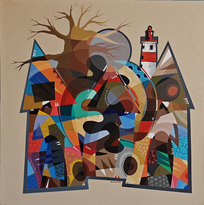 Untitled I by Nicholas Kowalski, acrylic on canvas