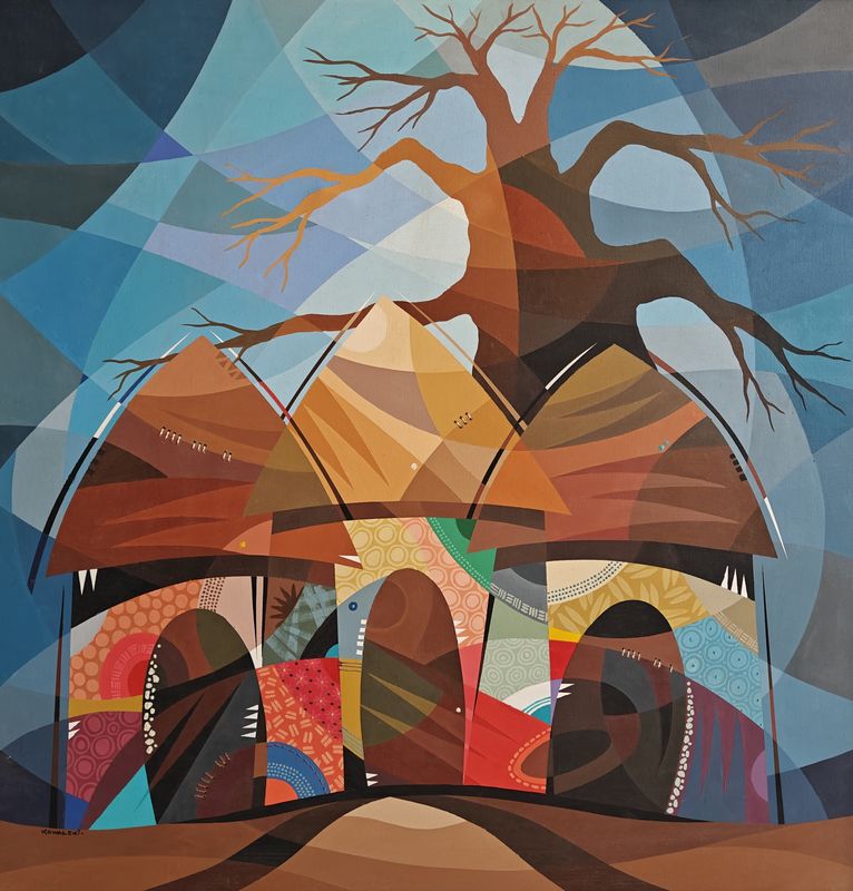Untitled II by Nicholas Kowalski, acrylic on canvas