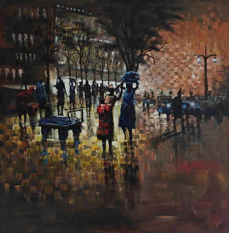 Night Life N Accra by Seth Clottey